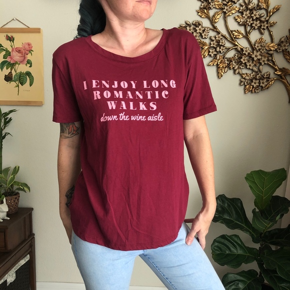 Fifth Sun Tops - Fifth Sun Wine Aisle Graphic Tee